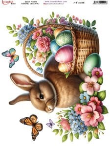 Pirinç Dekopaj Kağıdı 30x42cm PT-4288