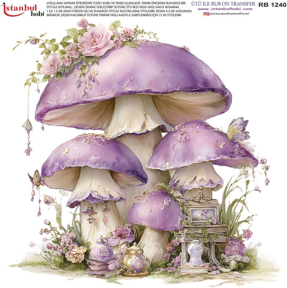 Ütü İle Rub On Transfer 30x30cm RB1240