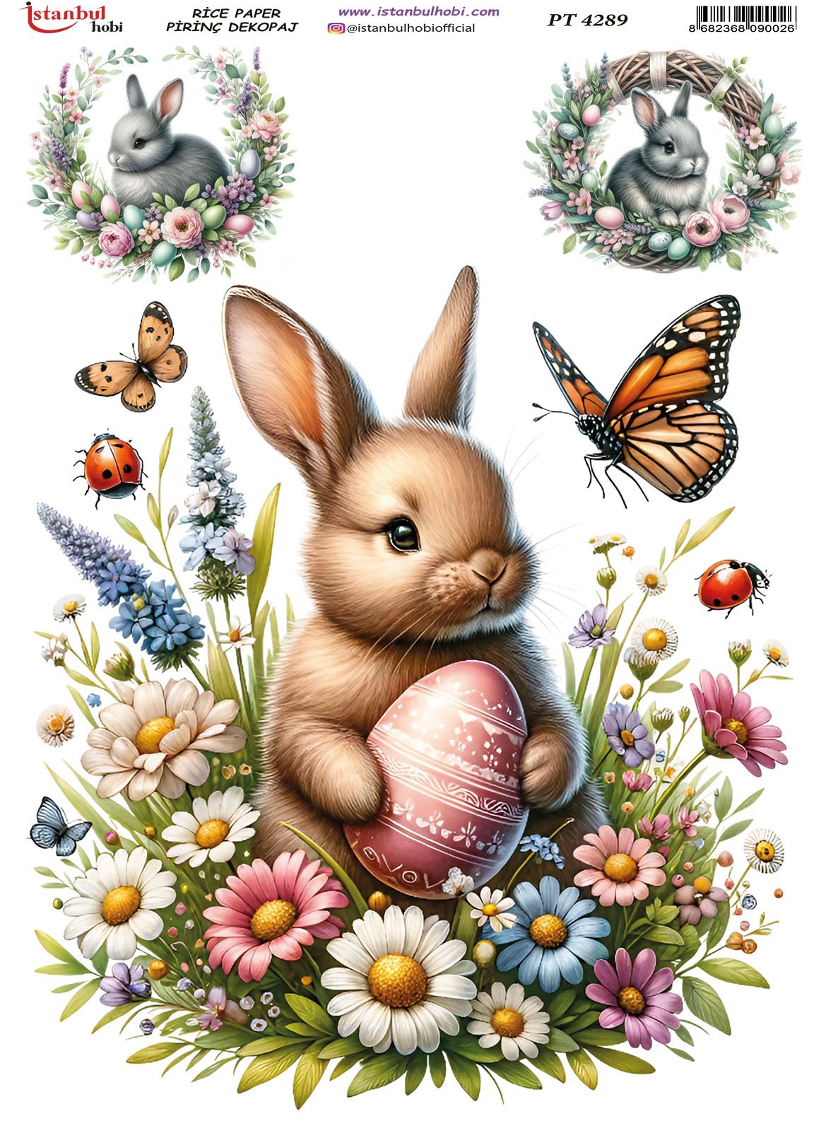 Pirinç Dekopaj Kağıdı 30x42cm PT-4289