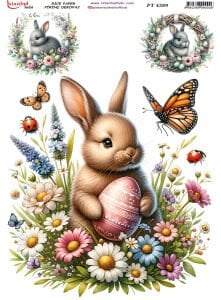 Pirinç Dekopaj Kağıdı 30x42cm PT-4289