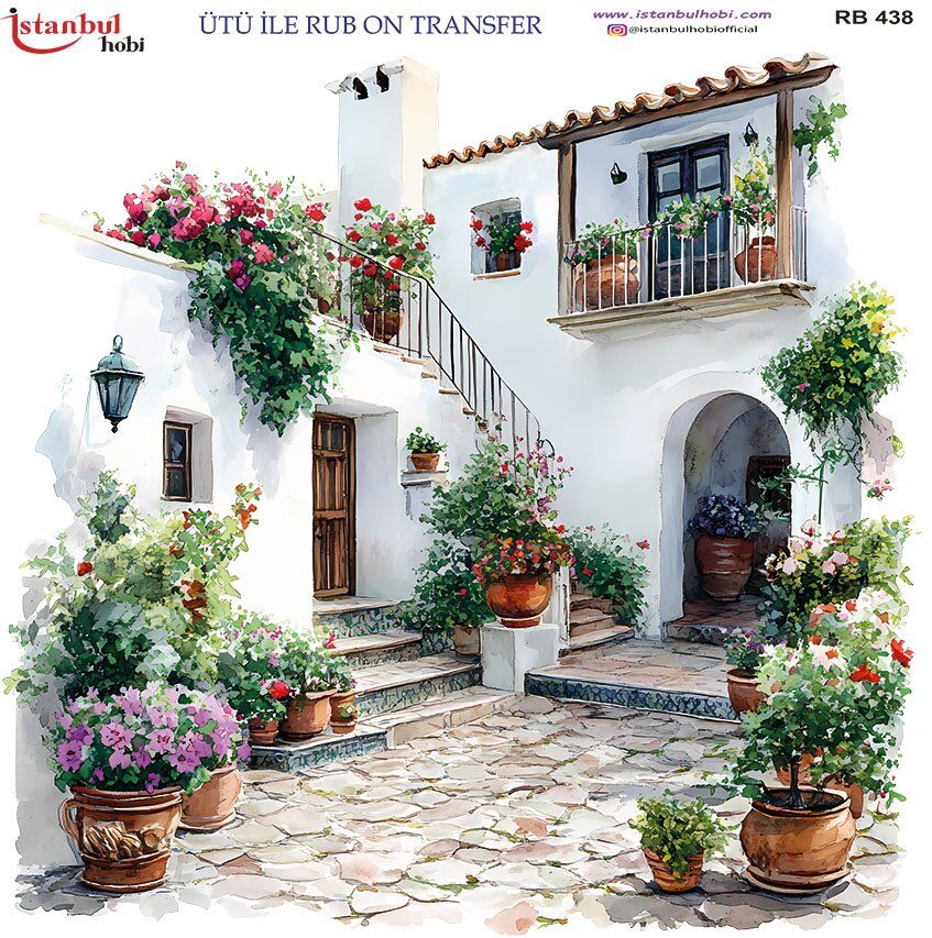 Ütü İle Rub On Transfer 30x30cm RB438