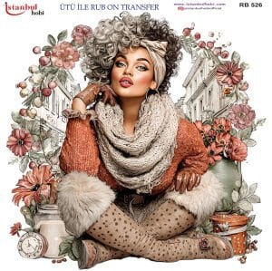 Ütü İle Rub On Transfer 30x30cm RB526