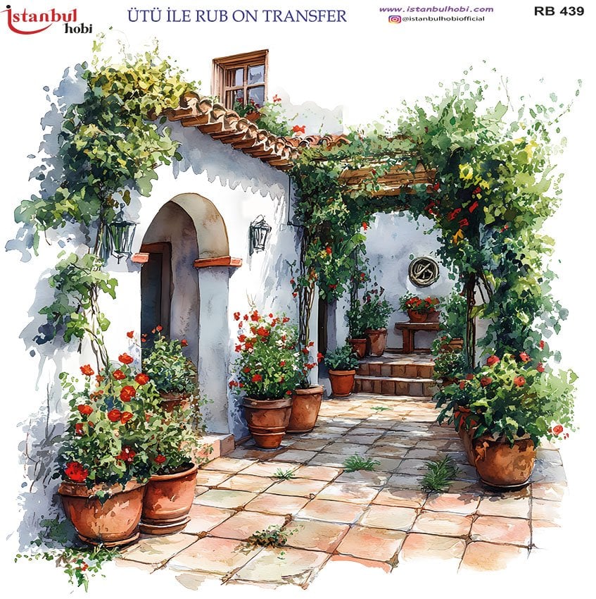 Ütü İle Rub On Transfer 30x30cm RB439