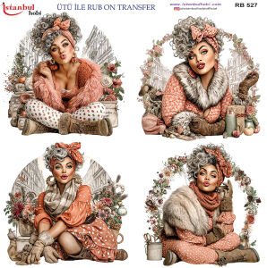 Ütü İle Rub On Transfer 30x30cm RB527