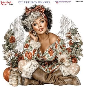 Ütü İle Rub On Transfer 30x30cm RB528