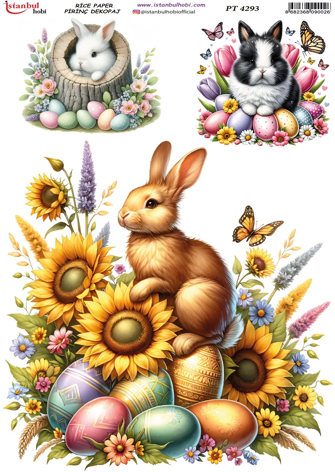 Pirinç Dekopaj Kağıdı 30x42cm PT-4293