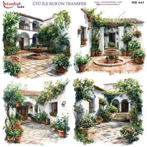 Ütü İle Rub On Transfer 30x30cm RB441