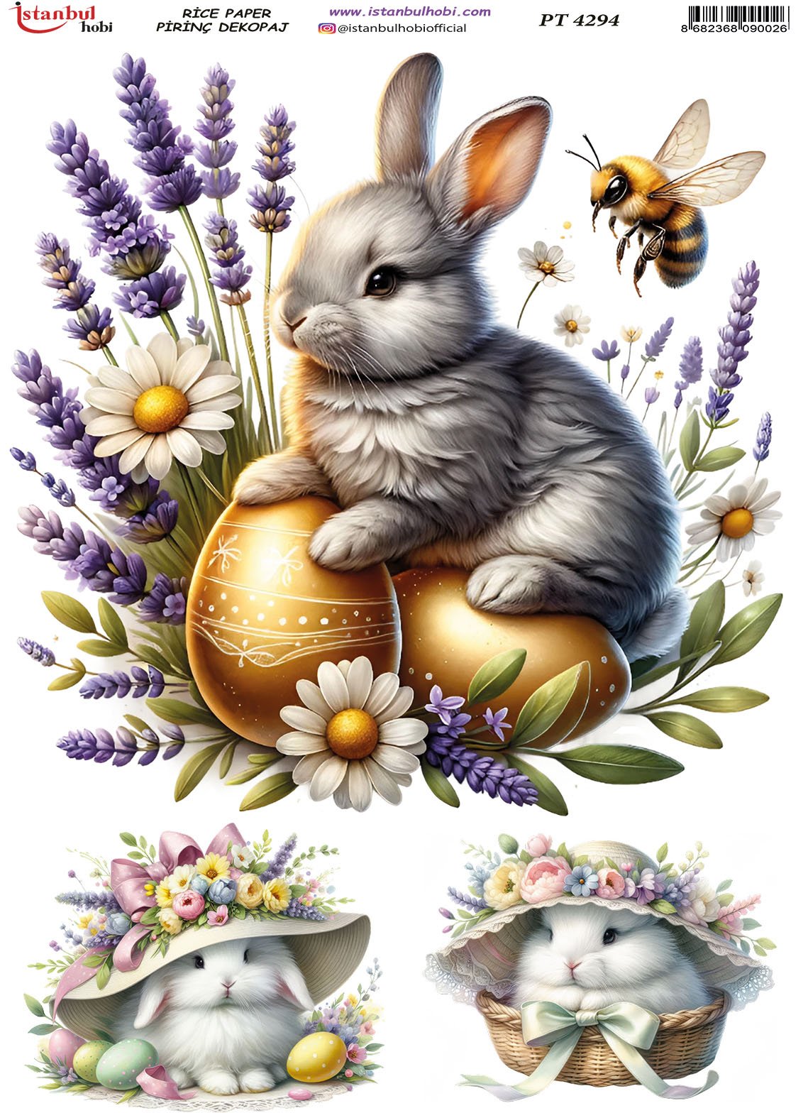 Pirinç Dekopaj Kağıdı 30x42cm PT-4294