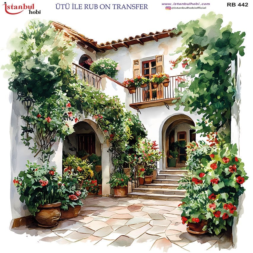 Ütü İle Rub On Transfer 30x30cm RB442