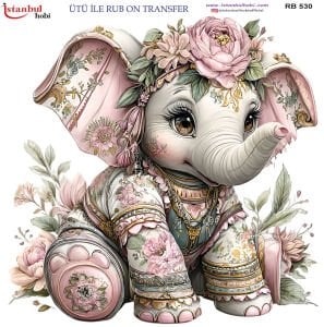 Ütü İle Rub On Transfer 30x30cm RB530