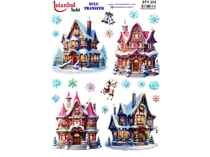 Yılbaşı Sulu Transfer Kağıdı 25x35cm STY-254