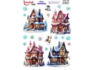 Yılbaşı Sulu Transfer Kağıdı 25x35cm STY-254