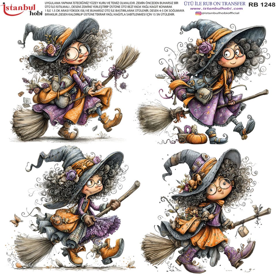 Ütü İle Rub On Transfer 30x30cm RB1248