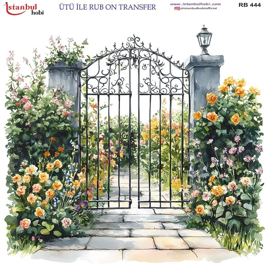 Ütü İle Rub On Transfer 30x30cm RB444