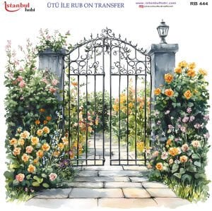 Ütü İle Rub On Transfer 30x30cm RB444