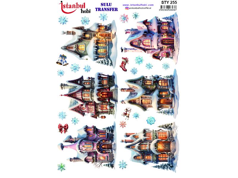 Yılbaşı Sulu Transfer Kağıdı 25x35cm STY-255