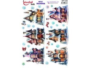 Yılbaşı Sulu Transfer Kağıdı 25x35cm STY-255