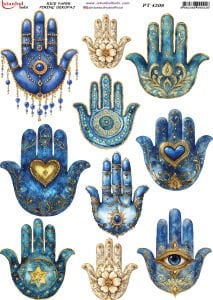 Pirinç Dekopaj Kağıdı 30x42cm PT-4208