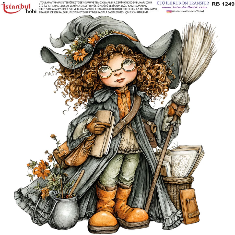 Ütü İle Rub On Transfer 30x30cm RB1249