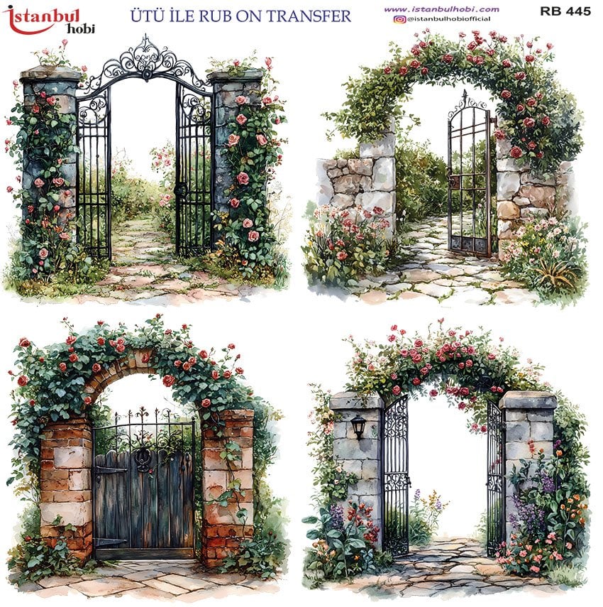 Ütü İle Rub On Transfer 30x30cm RB445