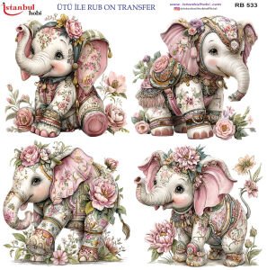 Ütü İle Rub On Transfer 30x30cm RB533