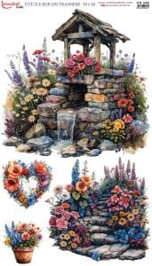 Ütü İle Rub On Transfer 30x50cm CK248