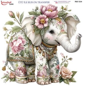 Ütü İle Rub On Transfer 30x30cm RB534