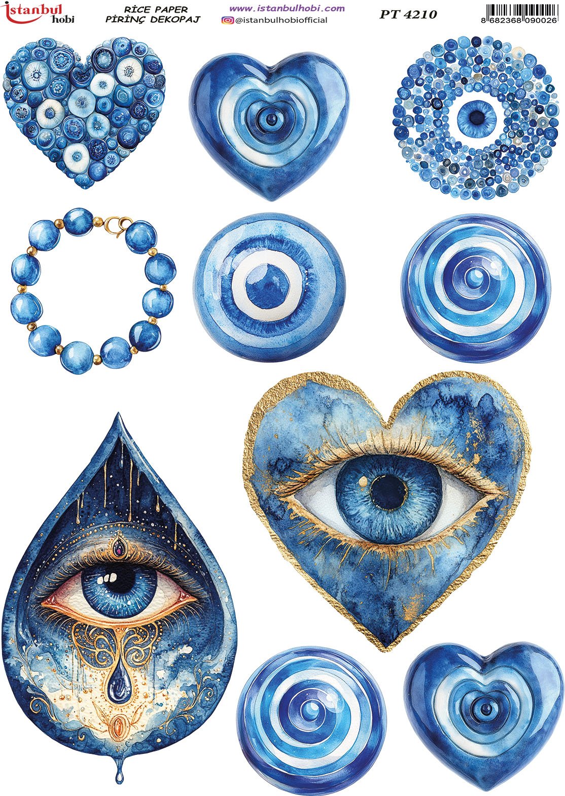 Pirinç Dekopaj Kağıdı 30x42cm PT-4210