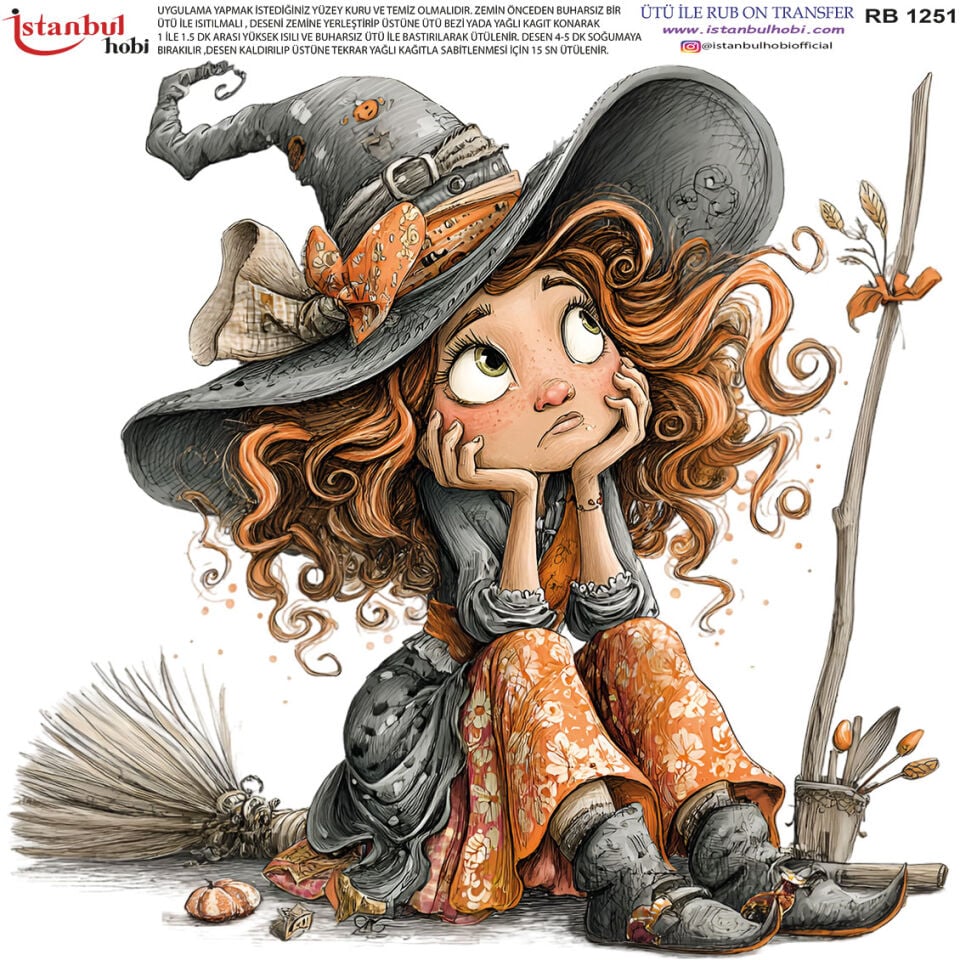 Ütü İle Rub On Transfer 30x30cm RB1251