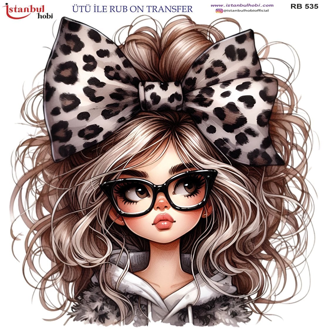 Ütü İle Rub On Transfer 30x30cm RB535