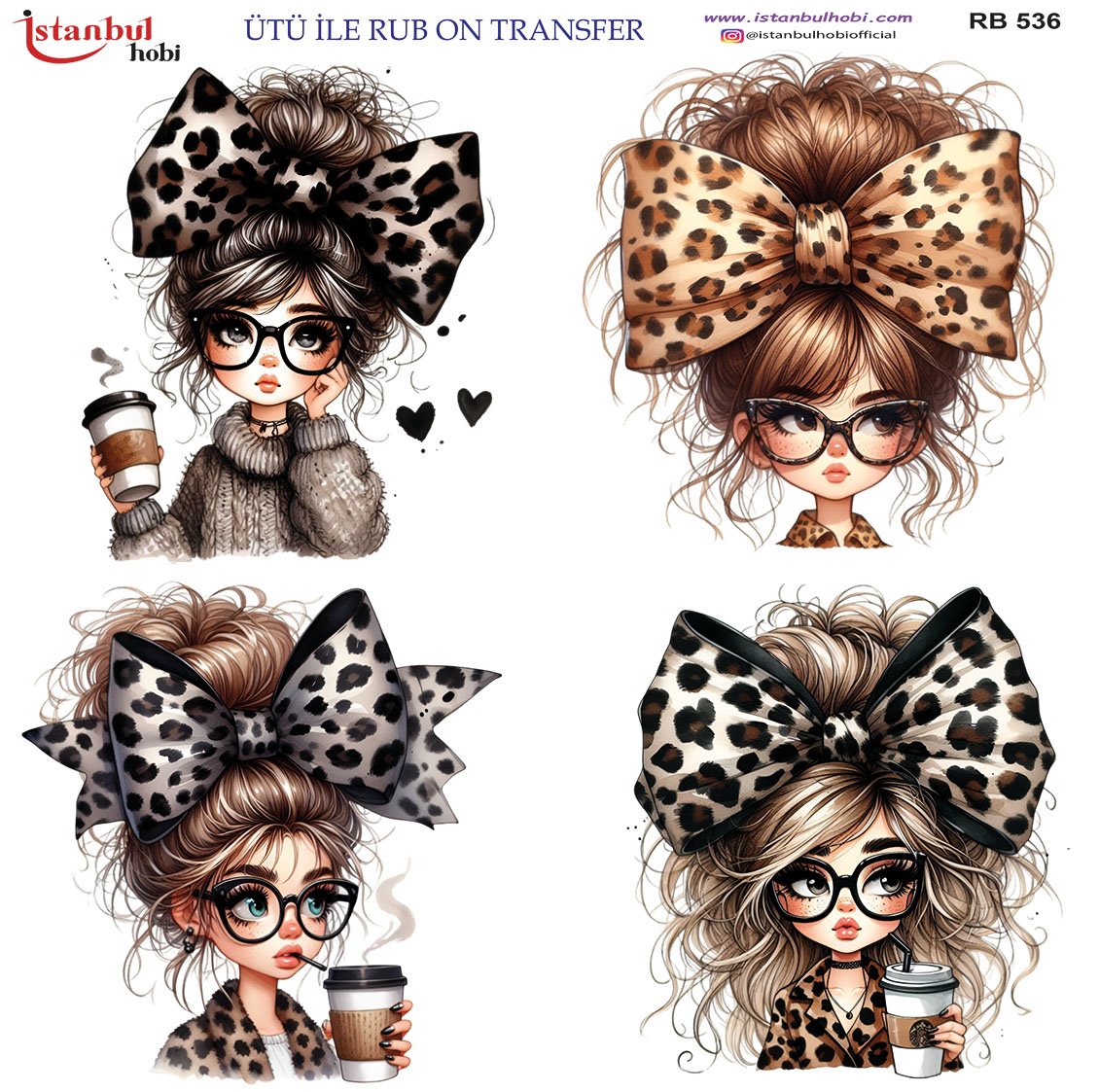 Ütü İle Rub On Transfer 30x30cm RB536