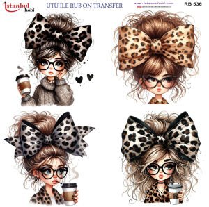 Ütü İle Rub On Transfer 30x30cm RB536