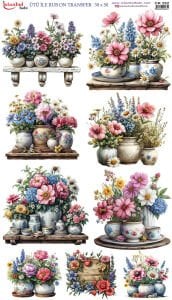 Ütü İle Rub On Transfer 30x50cm CK252