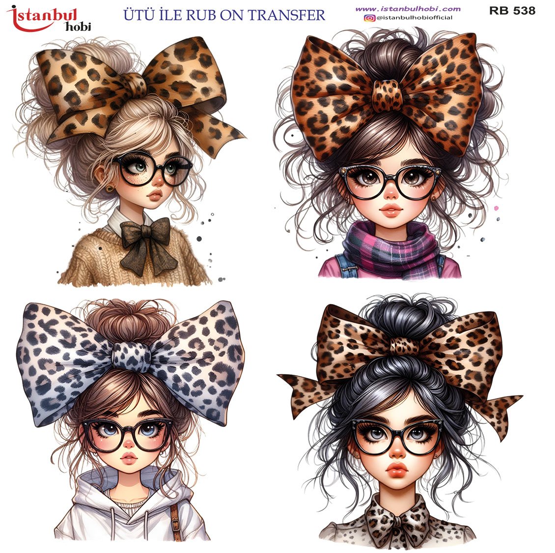 Ütü İle Rub On Transfer 30x30cm RB538