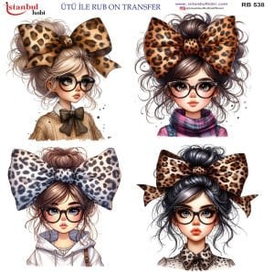 Ütü İle Rub On Transfer 30x30cm RB538