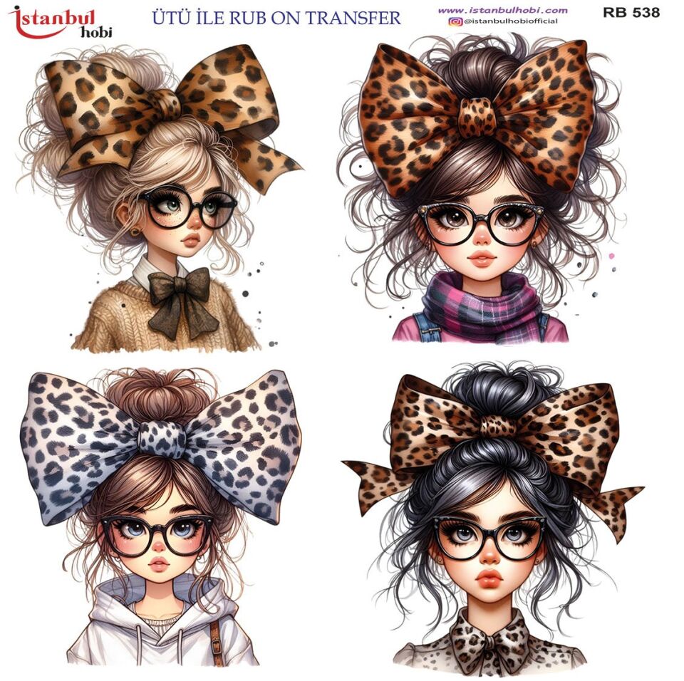 Ütü İle Rub On Transfer 30x30cm RB538