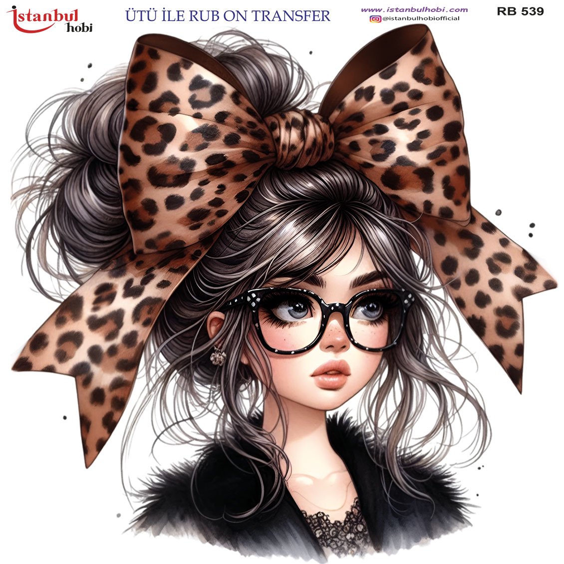 Ütü İle Rub On Transfer 30x30cm RB539