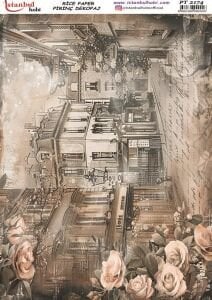 Pirinç Dekopaj Kağıdı 30x42cm PT-2174