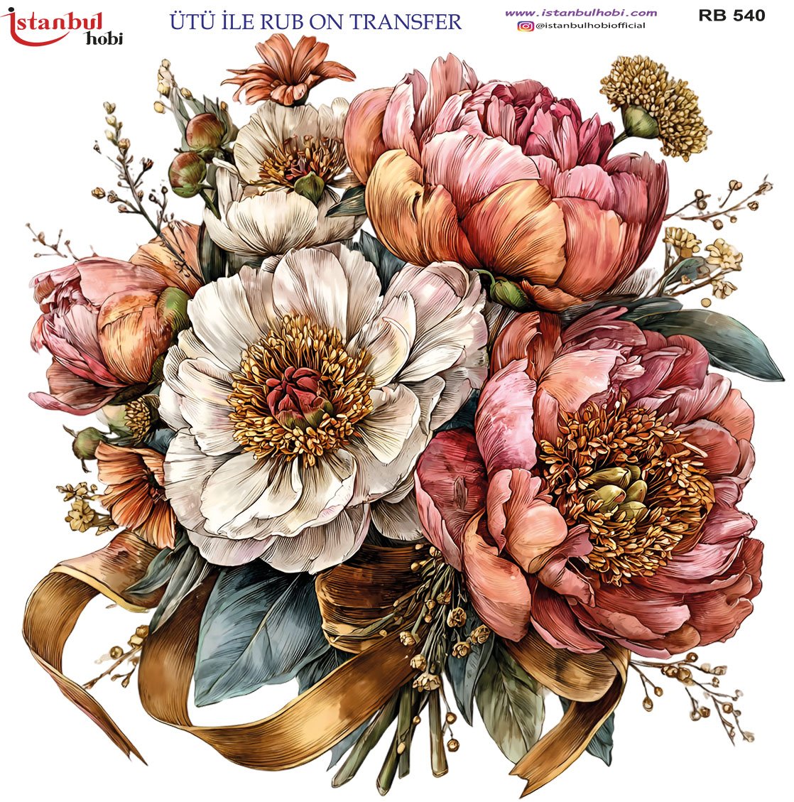 Ütü İle Rub On Transfer 30x30cm RB540