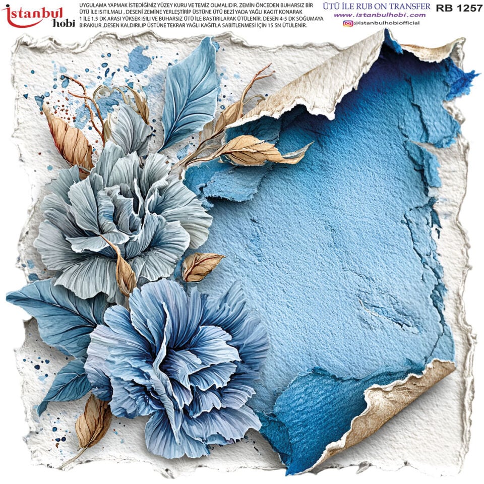 Ütü İle Rub On Transfer 30x30cm RB1257