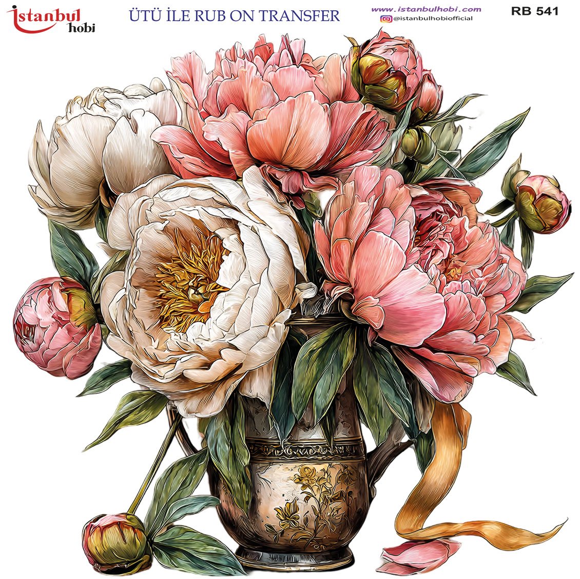 Ütü İle Rub On Transfer 30x30cm RB541