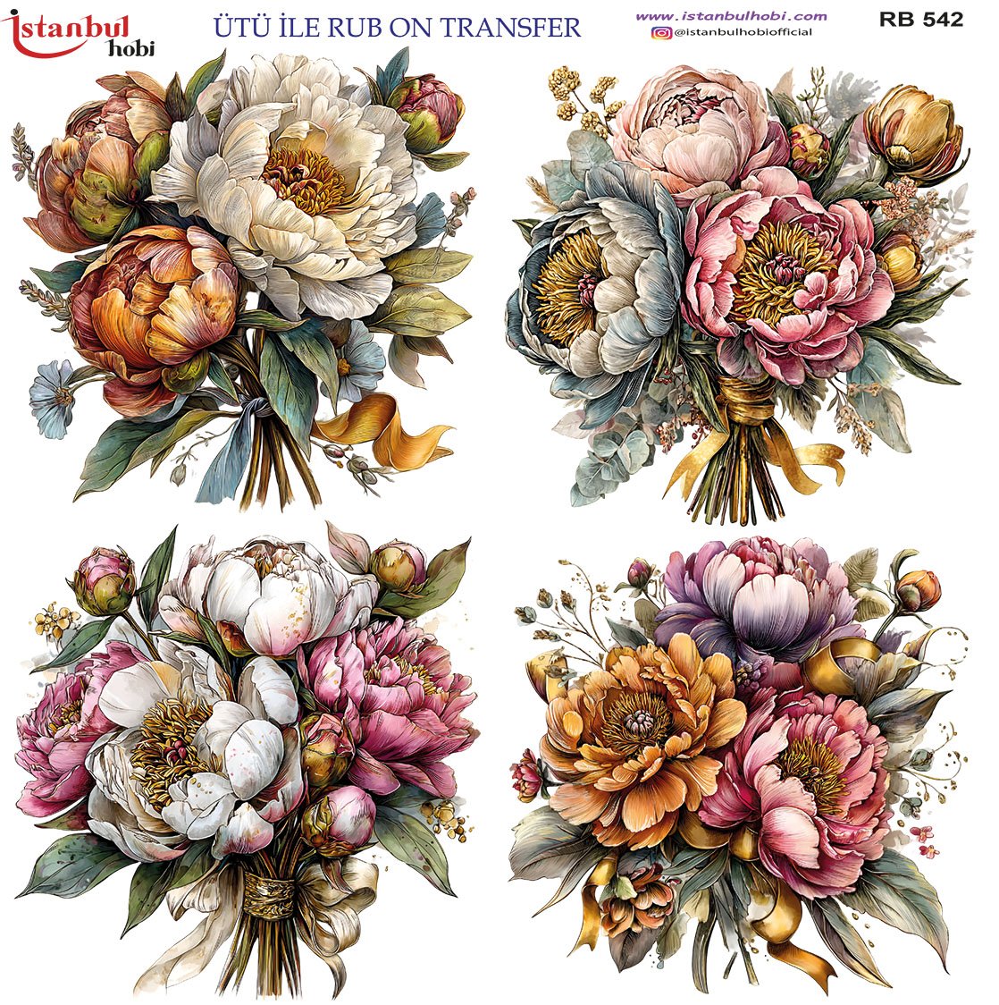 Ütü İle Rub On Transfer 30x30cm RB542