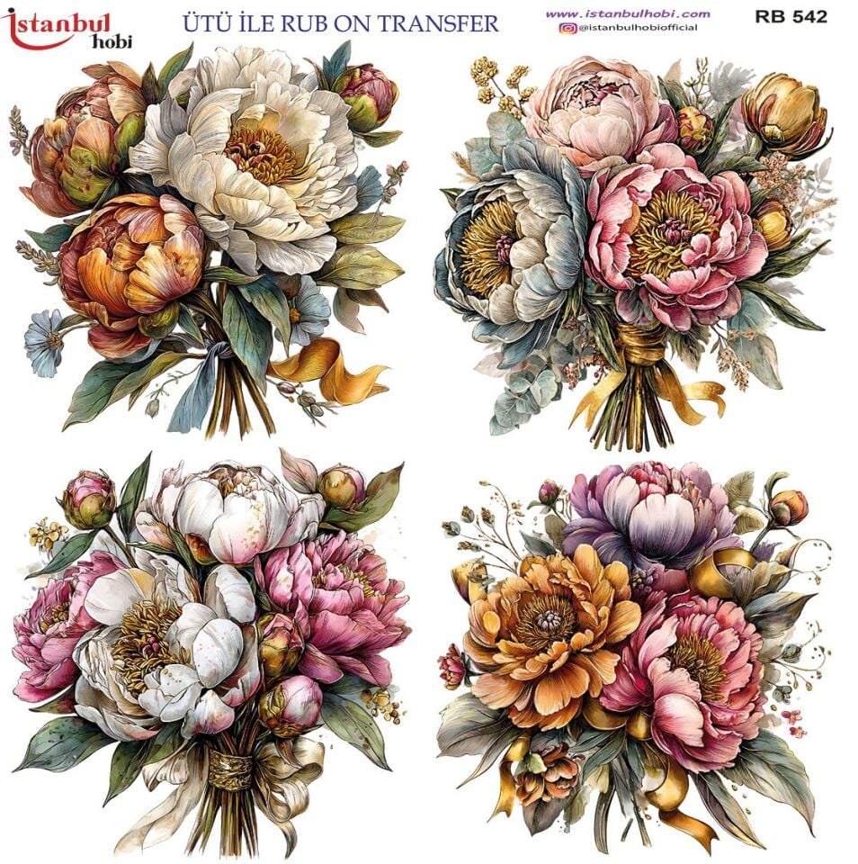 Ütü İle Rub On Transfer 30x30cm RB542