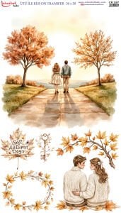 Ütü İle Rub On Transfer 30x50cm CK257