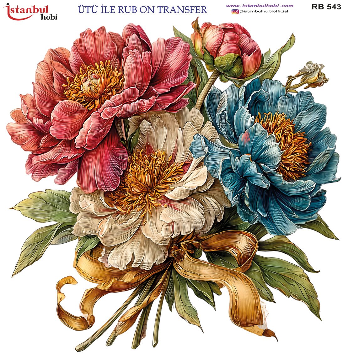 Ütü İle Rub On Transfer 30x30cm RB543