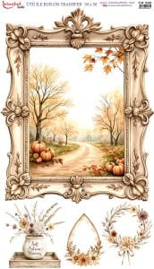 Ütü İle Rub On Transfer 30x50cm CK259