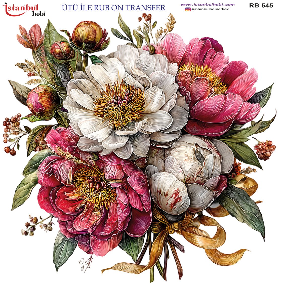 Ütü İle Rub On Transfer 30x30cm RB545