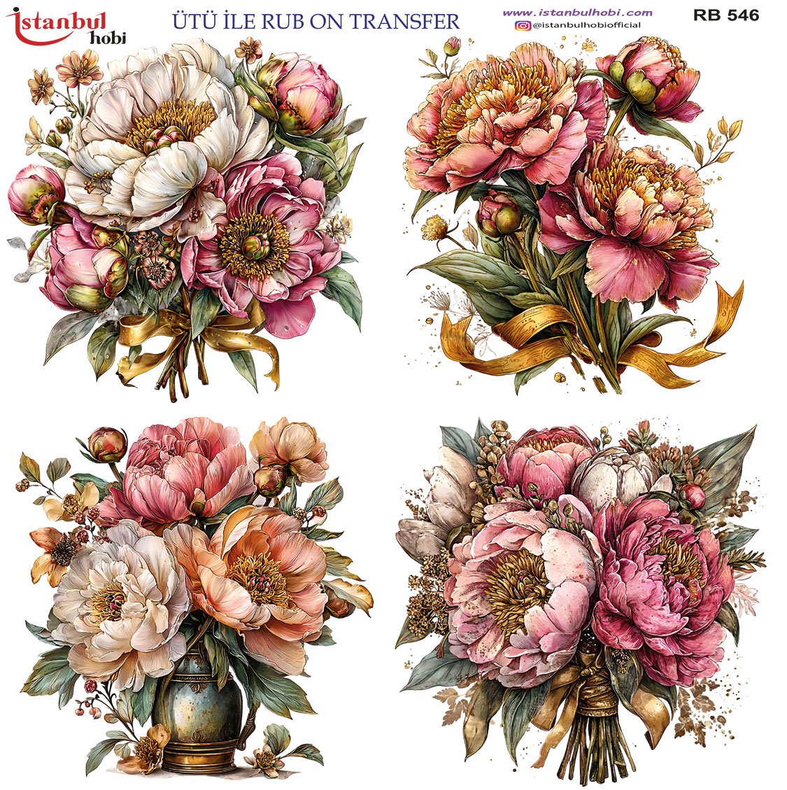 Ütü İle Rub On Transfer 30x30cm RB546