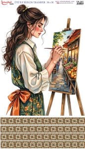 Ütü İle Rub On Transfer 30x50cm CK261