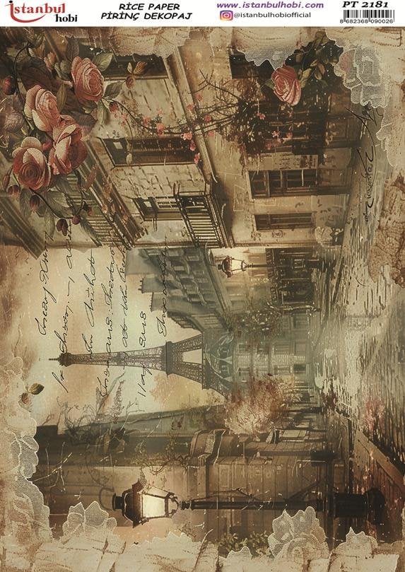 Pirinç Dekopaj Kağıdı 30x42cm PT-2181